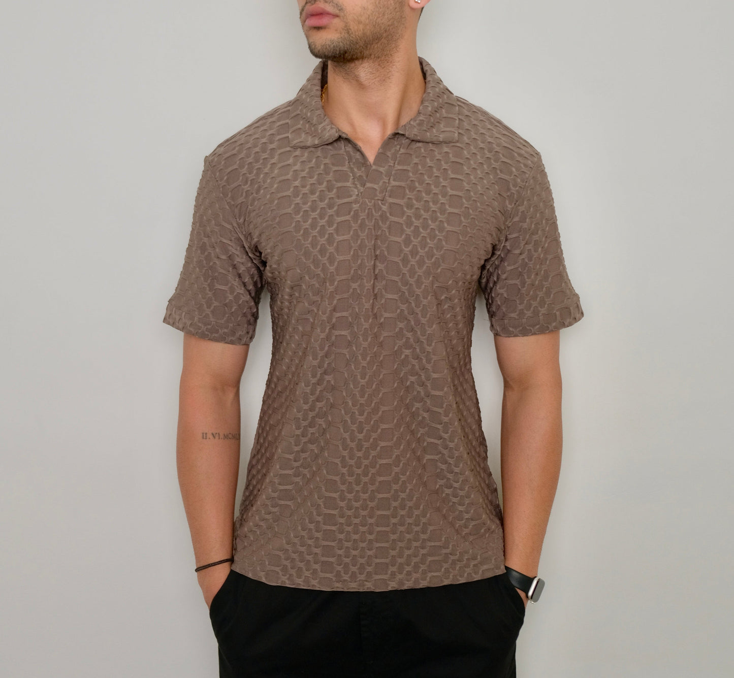 Jacquard Elite Polo T-shirt