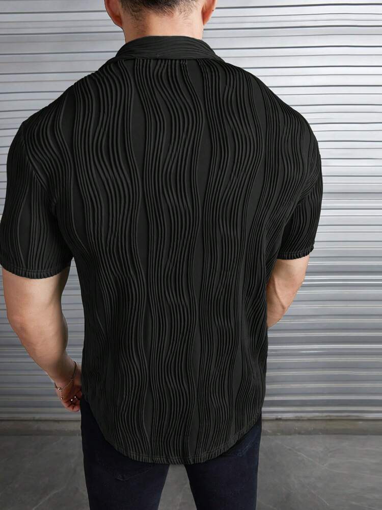 Fine Knit Slim Fit Shirt