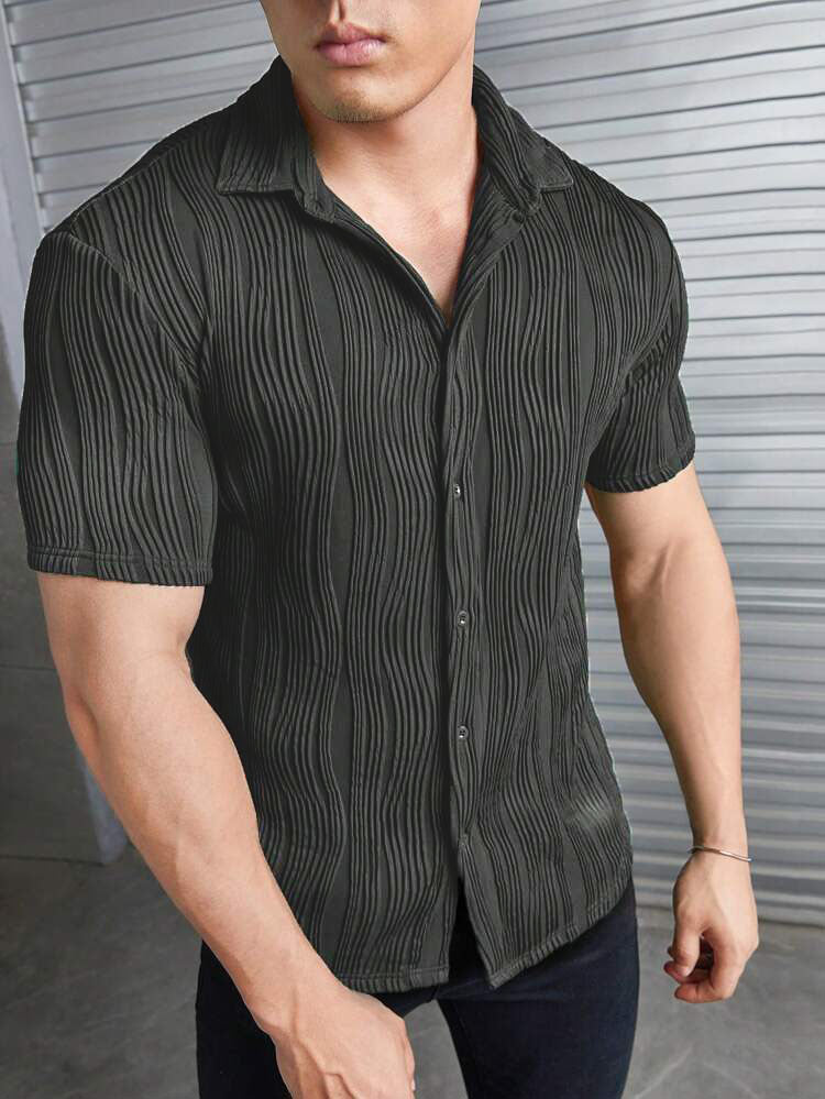 Fine Knit Slim Fit Shirt