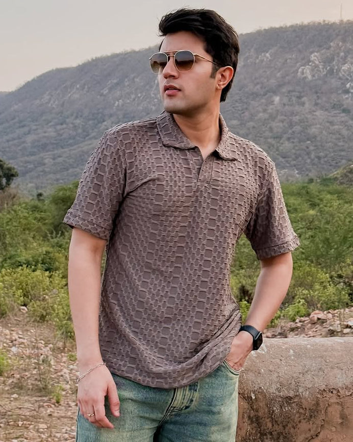 Jacquard Elite Polo T-shirt