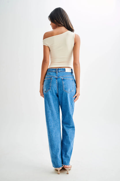 Contemporary Elegance Ruched Top