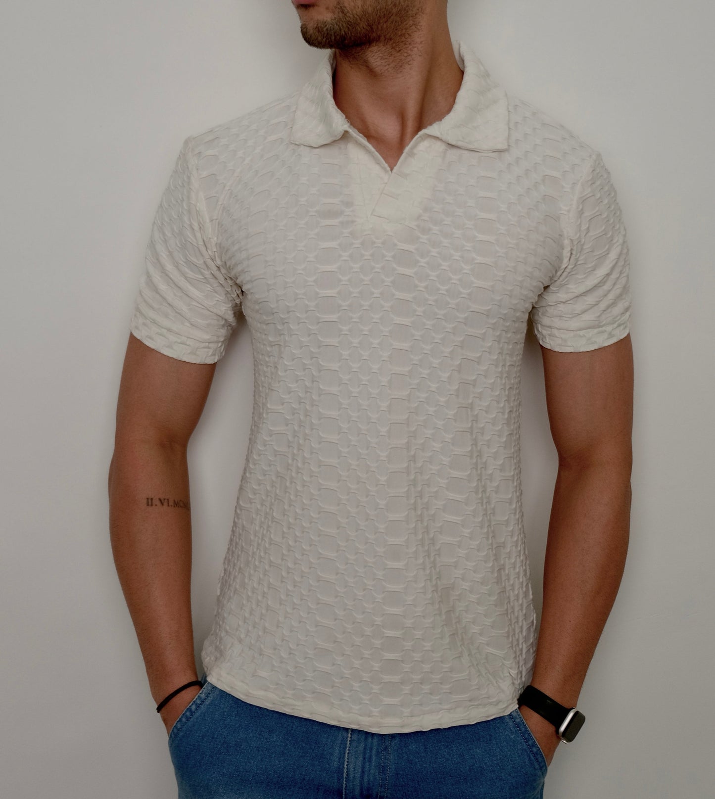 Jacquard Elite Polo T-shirt