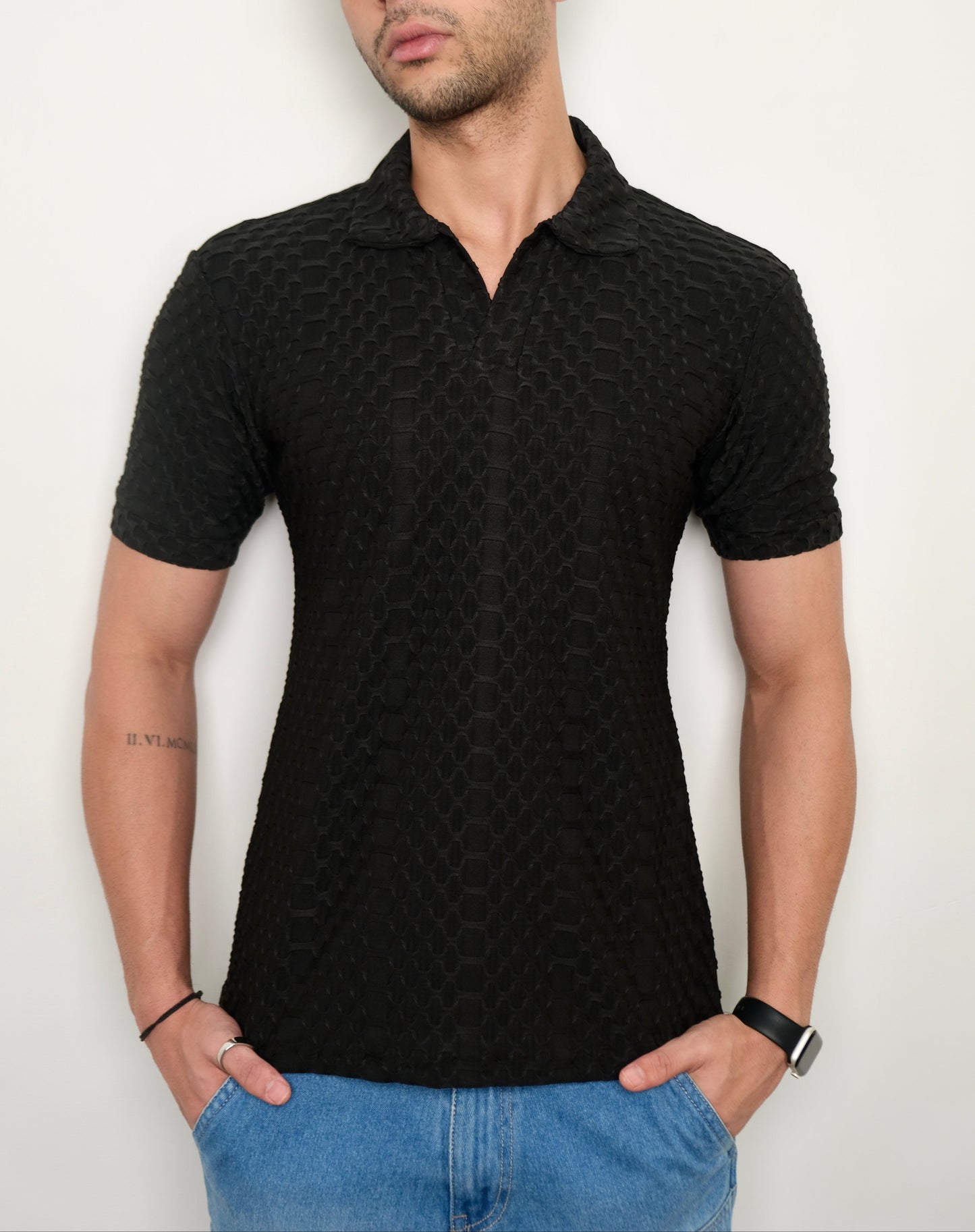 Jacquard Elite Polo T-shirt