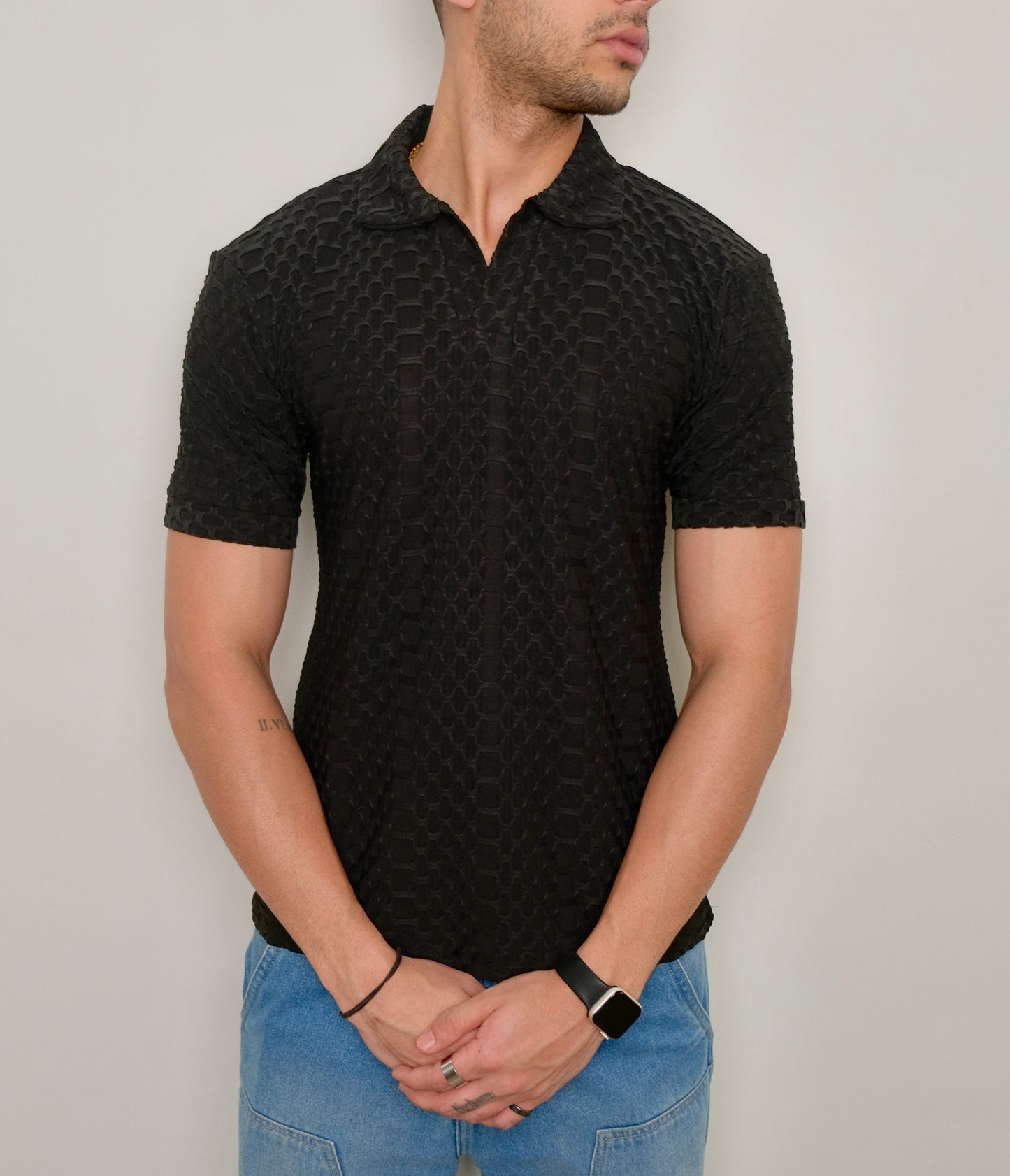 Jacquard Elite Polo T-shirt