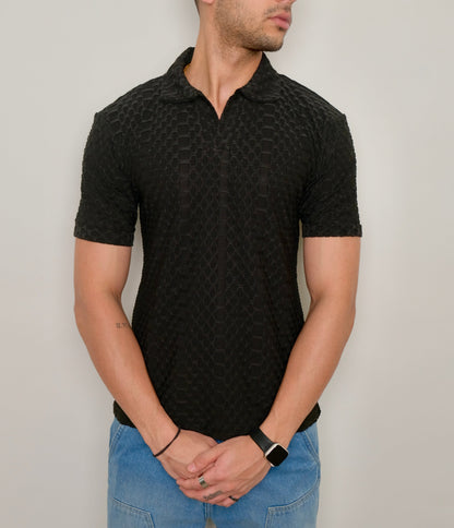 Jacquard Elite Polo T-shirt