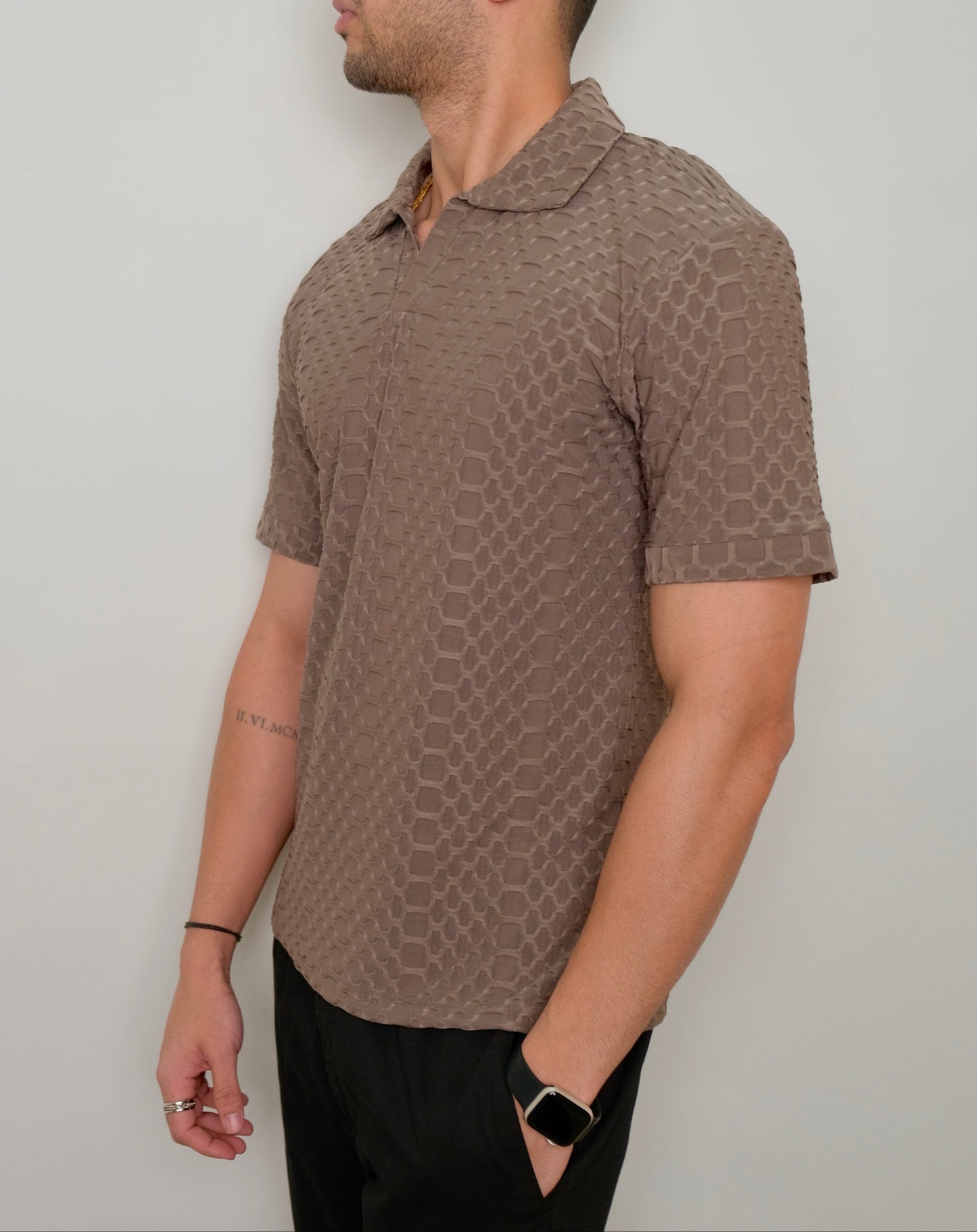 Jacquard Elite Polo T-shirt