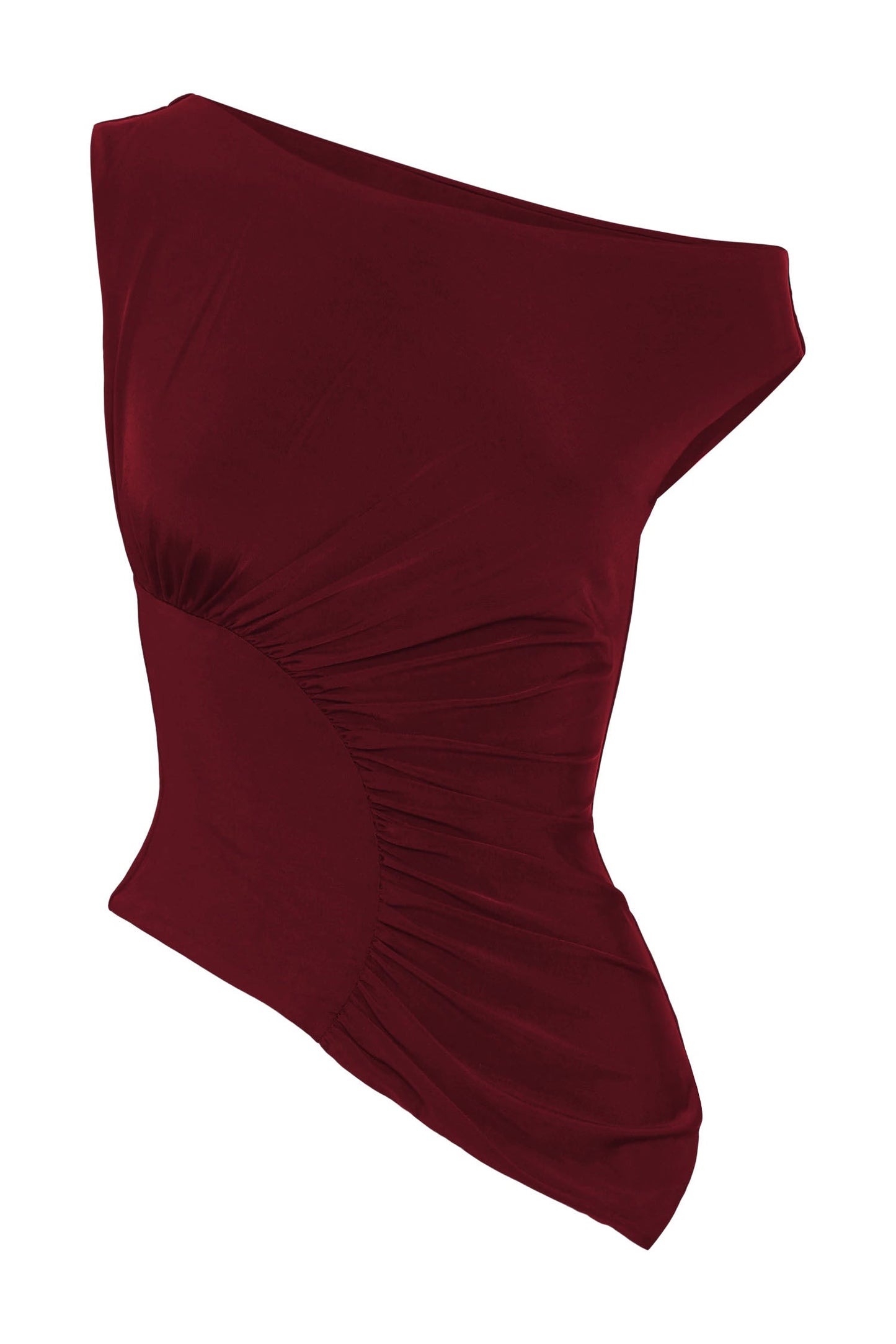 Contemporary Elegance Ruched Top