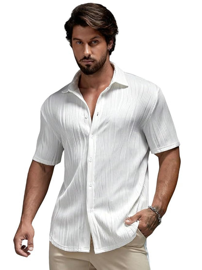 Fine Knit Slim Fit Shirt