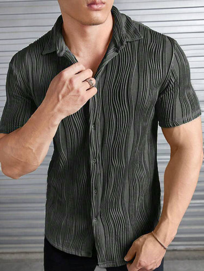 Fine Knit Slim Fit Shirt