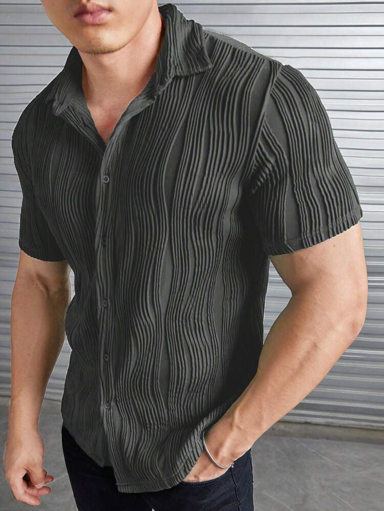 Fine Knit Slim Fit Shirt