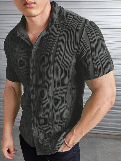 Fine Knit Slim Fit Shirt