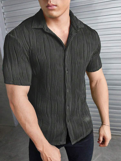 Fine Knit Slim Fit Shirt
