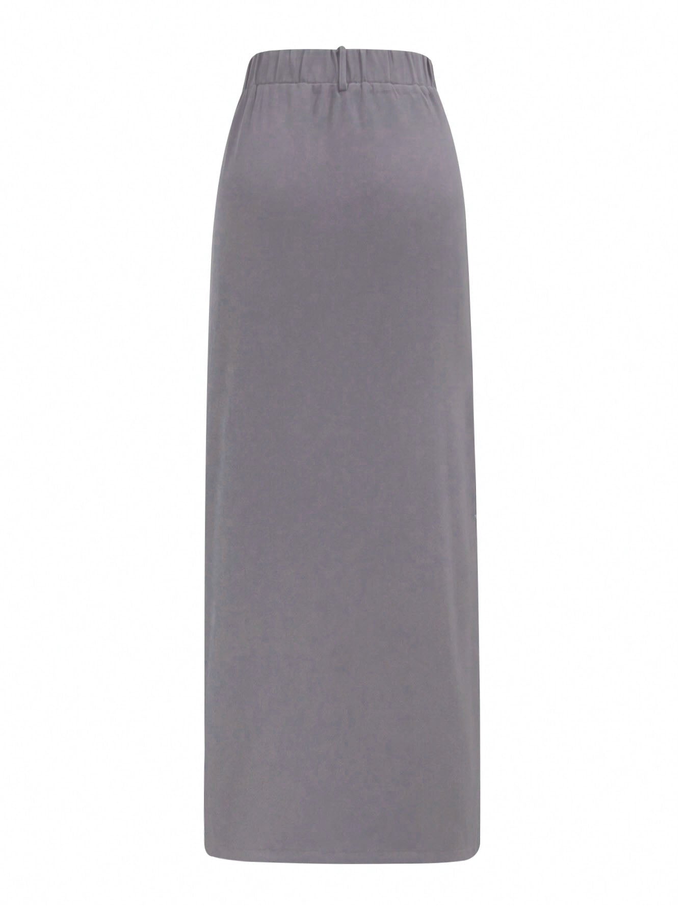 Korean Sleek Slit Skirt