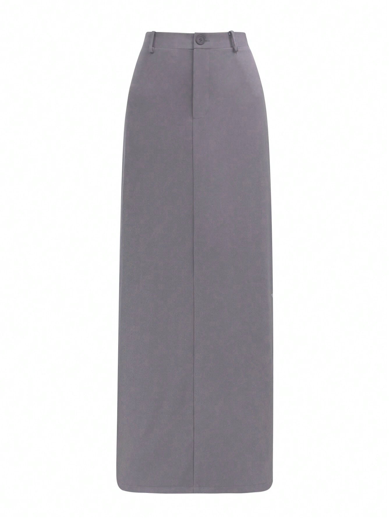 Korean Sleek Slit Skirt