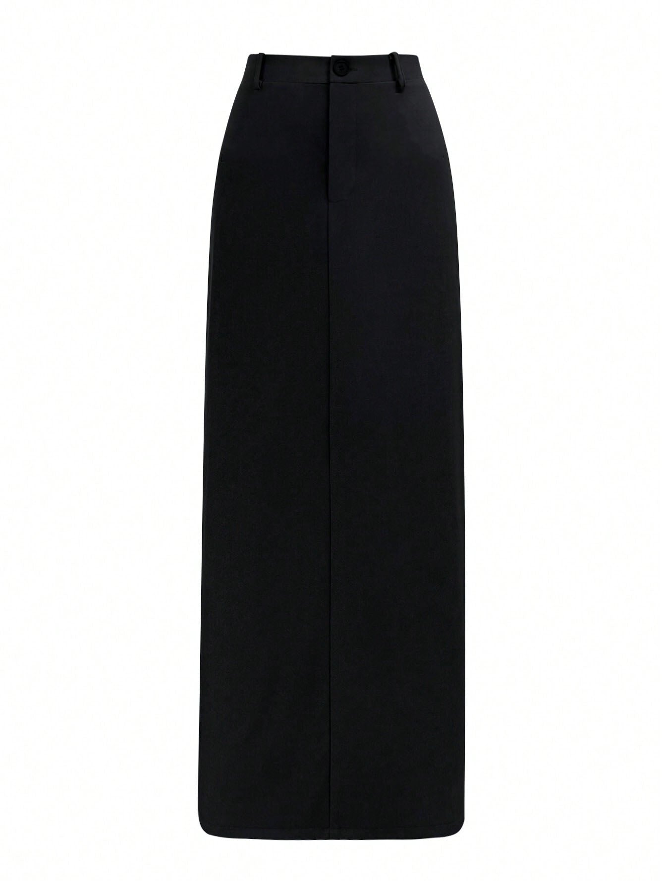 Korean Sleek Slit Skirt