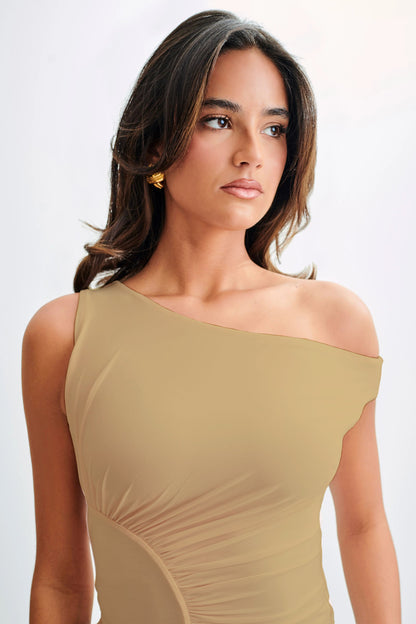 Contemporary Elegance Ruched Top