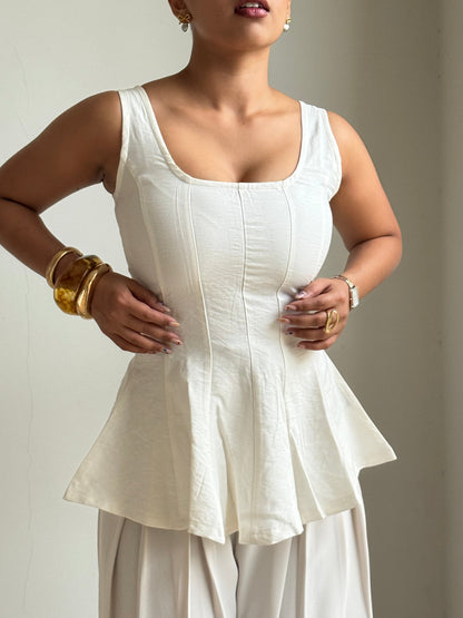 Couture Corset Flare Top