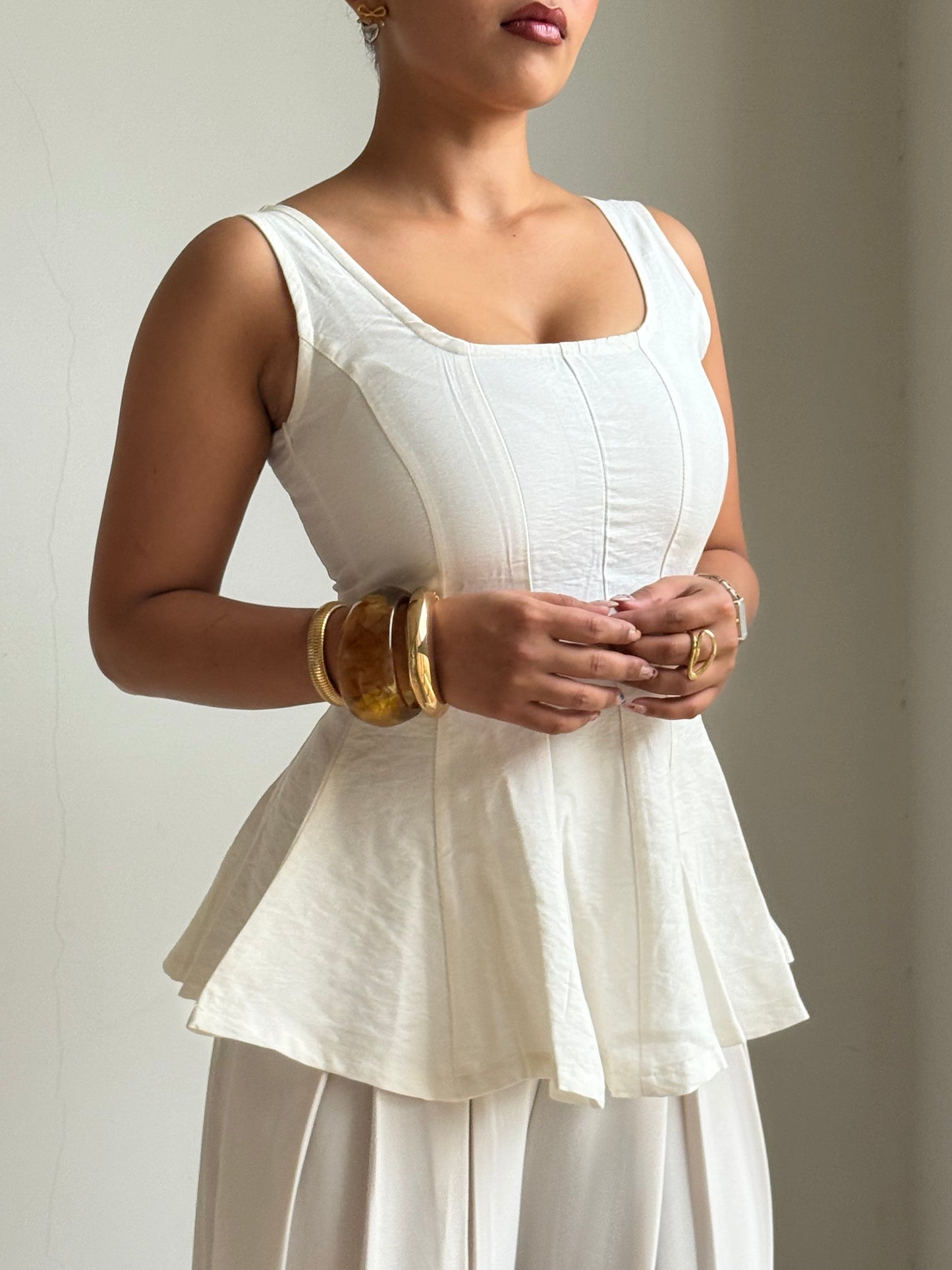 Couture Corset Flare Top