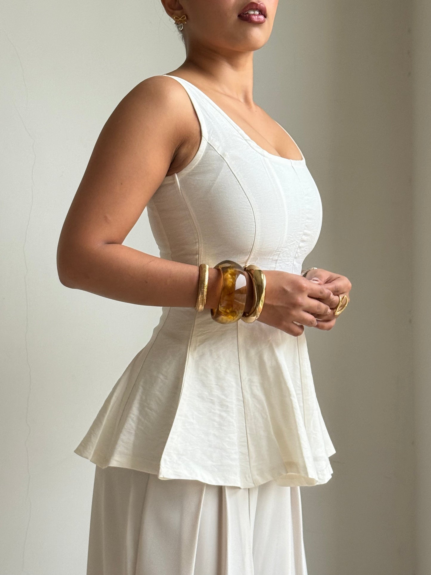 Couture Corset Flare Top