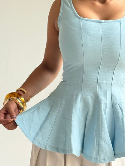 Couture Corset Flare Top