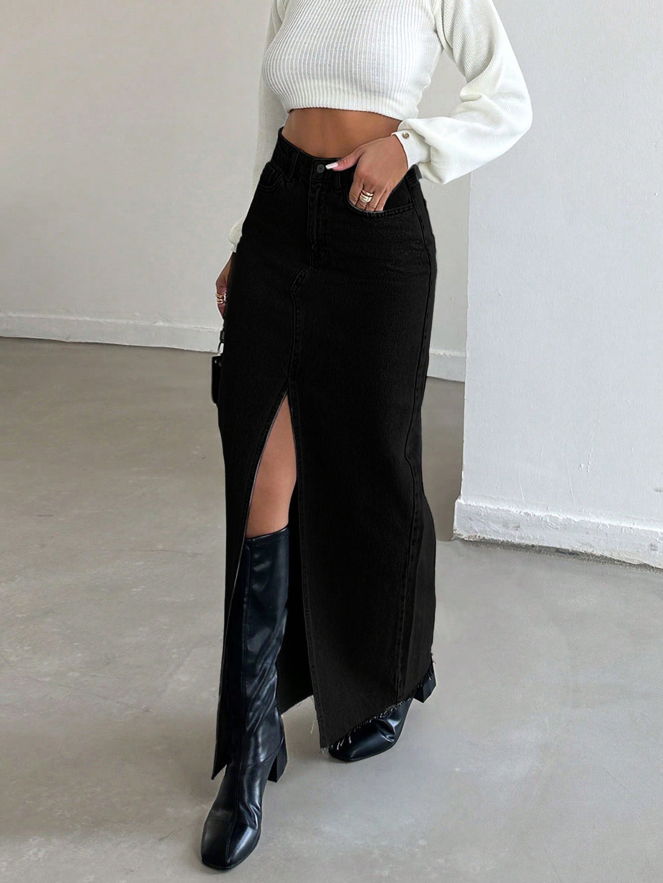 Slit And Slay Maxi Skirt