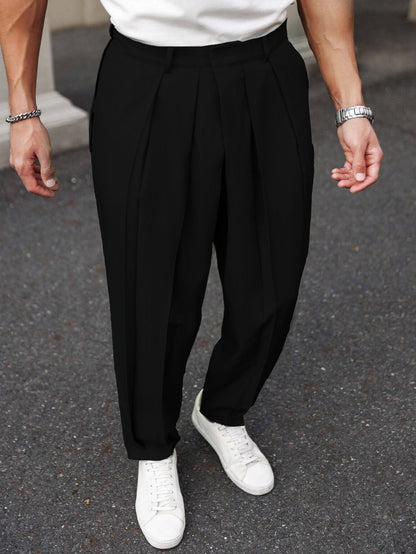 Neat Pleats Tailored Linen Pants