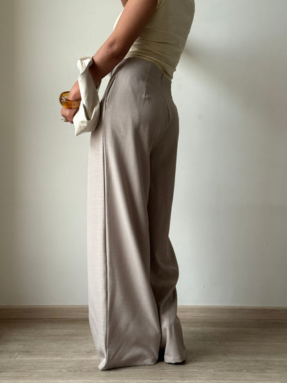 High Grade Linen Wide Leg Pants