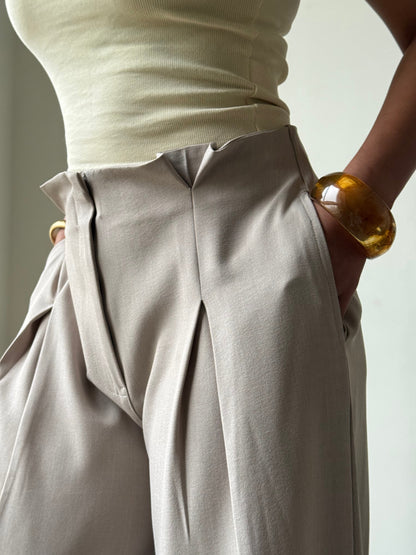 High Grade Linen Wide Leg Pants