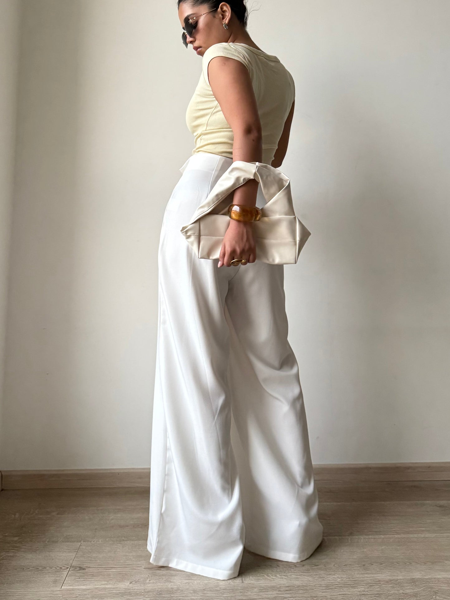 High Grade Linen Wide Leg Pants
