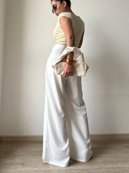 High Grade Linen Wide Leg Pants