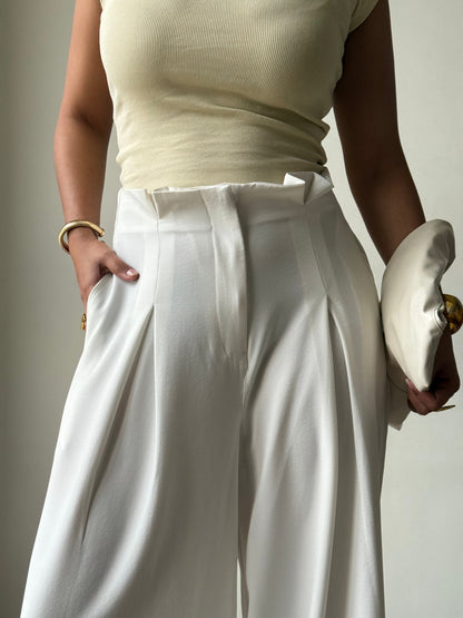 High Grade Linen Wide Leg Pants