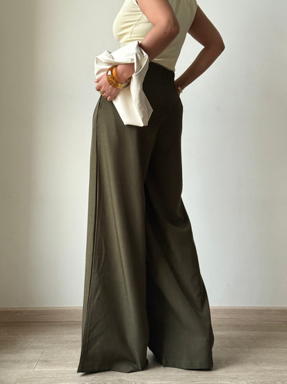 High Grade Linen Wide Leg Pants