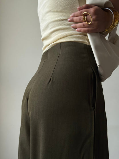 High Grade Linen Wide Leg Pants