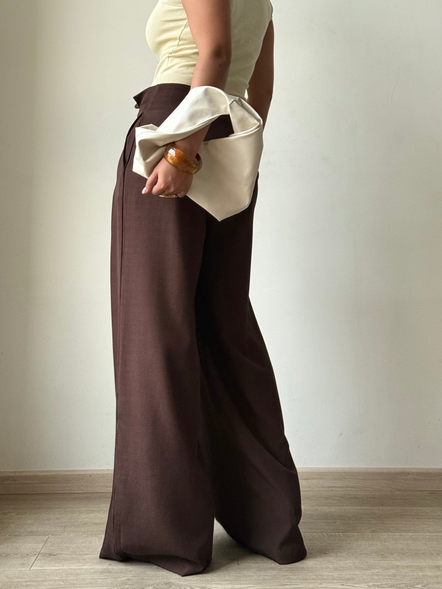 High Grade Linen Wide Leg Pants