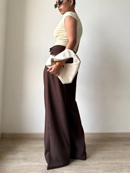 High Grade Linen Wide Leg Pants