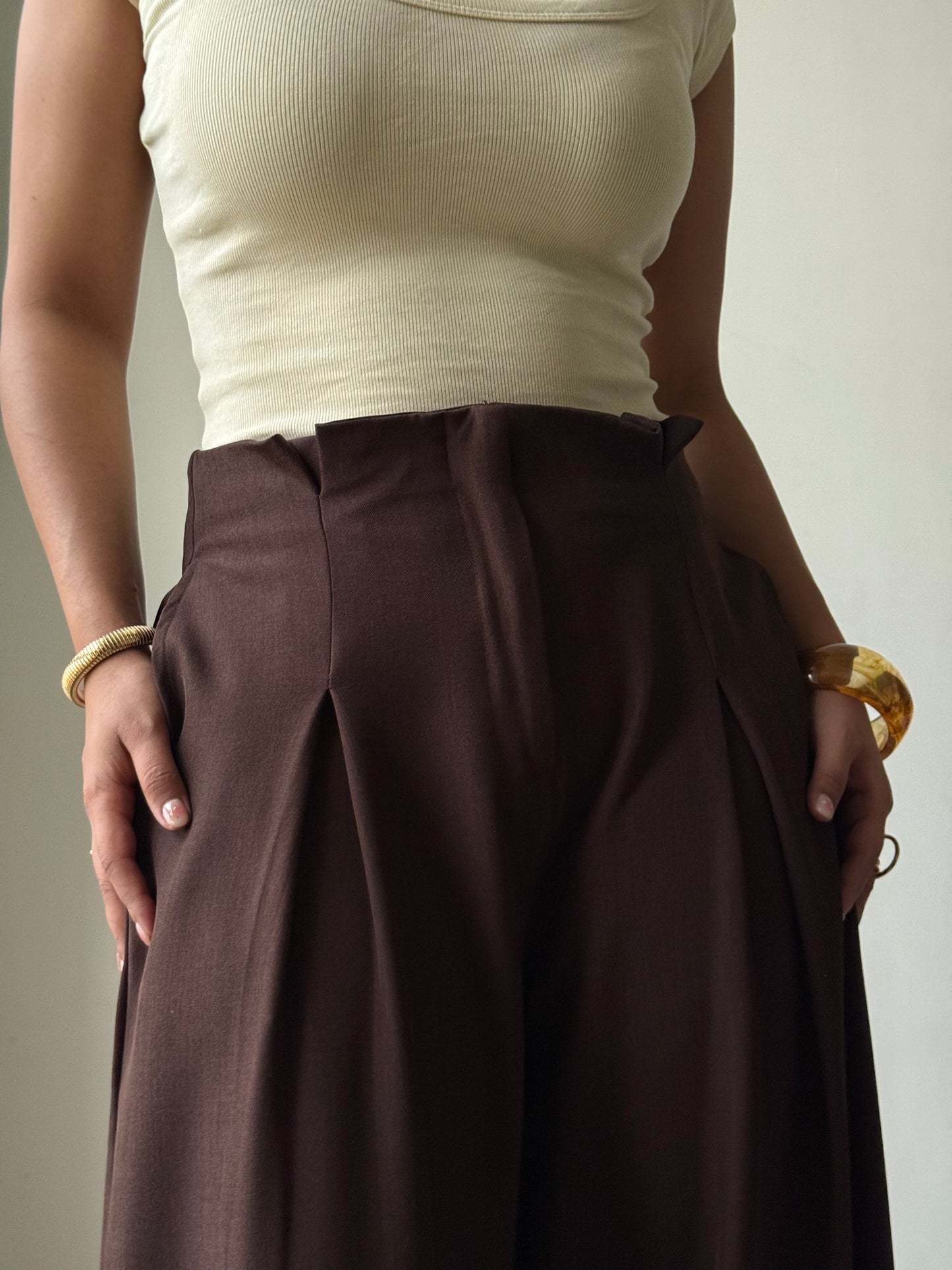 High Grade Linen Wide Leg Pants