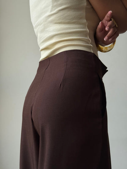 High Grade Linen Wide Leg Pants