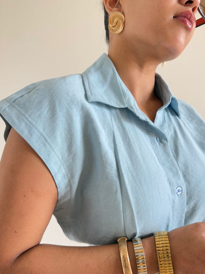 Snap Fit Cotton Tailor Shirt