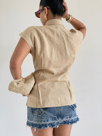 Snap Fit Cotton Tailor Shirt