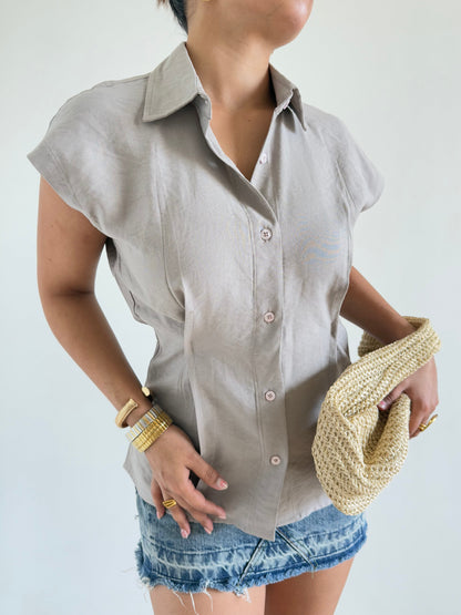 Snap Fit Cotton Tailor Shirt