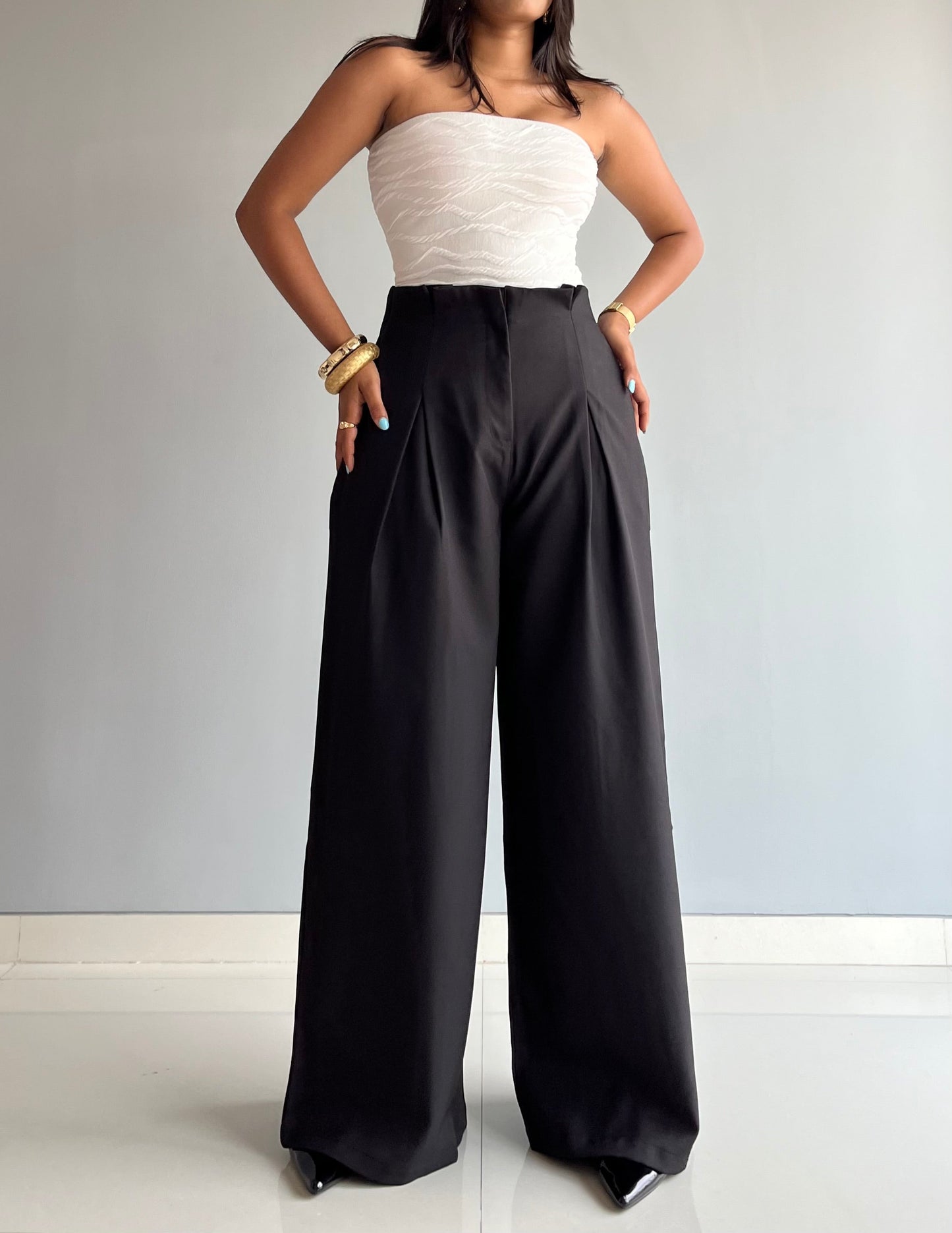 High Grade Linen Wide Leg Pants