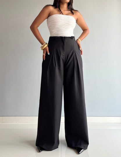 High Grade Linen Wide Leg Pants
