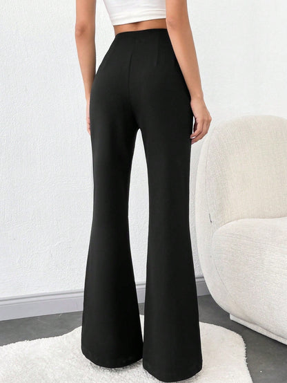Darted Contour Bootcut Pants